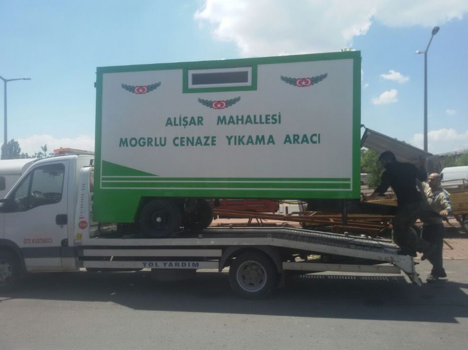 Samsun Alişar Mahallesi'nin Morglu Cenaze Yıkama Aracı hayırlı olsun