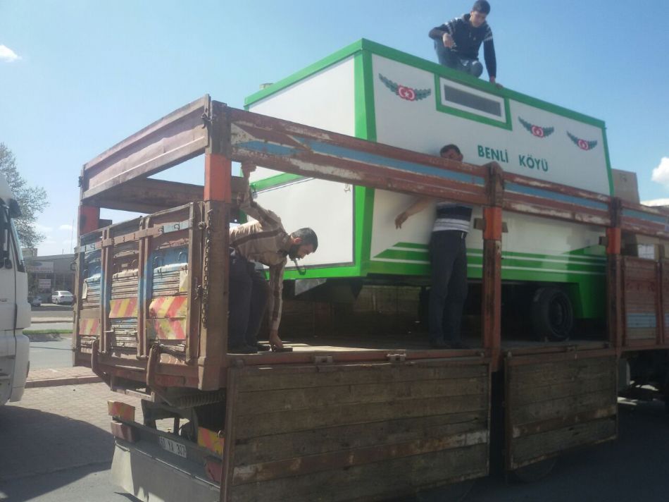 Tokat Benli Köyü'nün Cenaze Yıkama Römorku hayırlı olsun